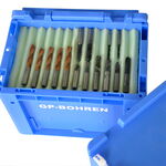 Transportbox, Bohrer, Fräser, Nachschleifen,