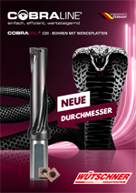 CobraDrill CDI – Bohren mit Wendeplatten