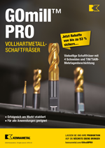 GOmillPRO Vollhartmetallfräser