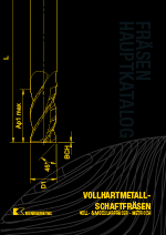 Vollhartmetall Schaftfräsen