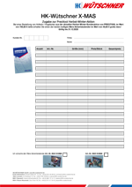 Bestellformular X-MAS